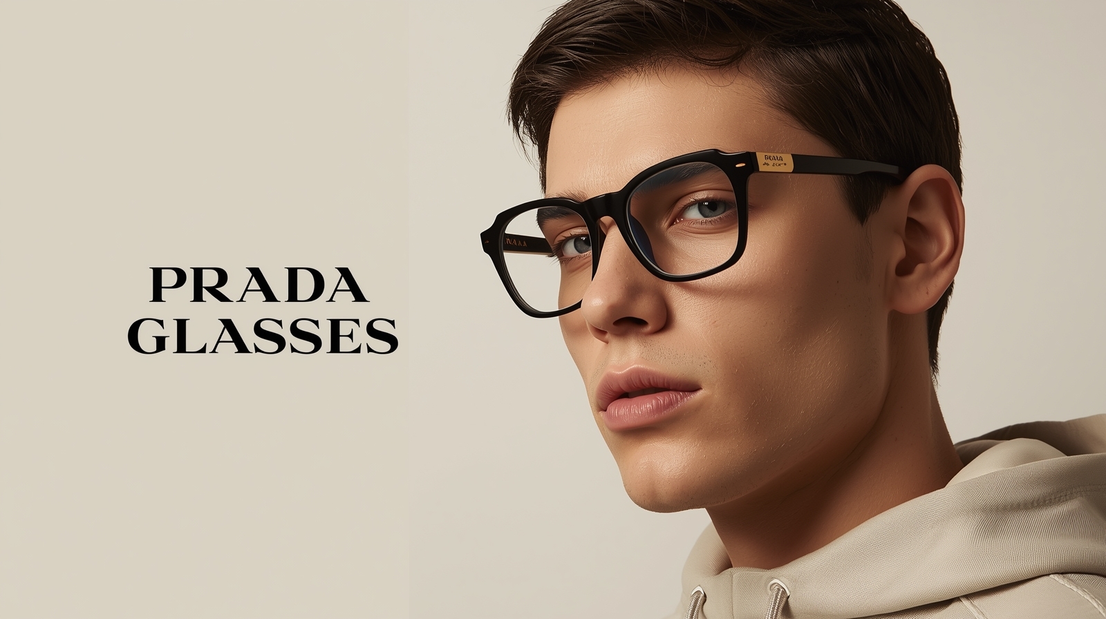 Refined eyewear still life with warm tones