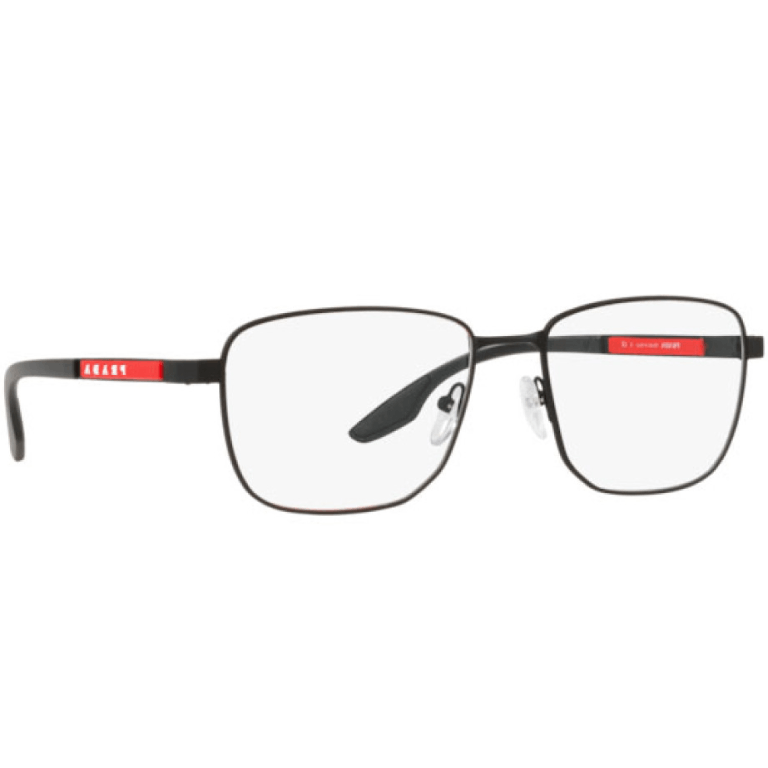 Prada Rimless Metallic Detail glasses, front view