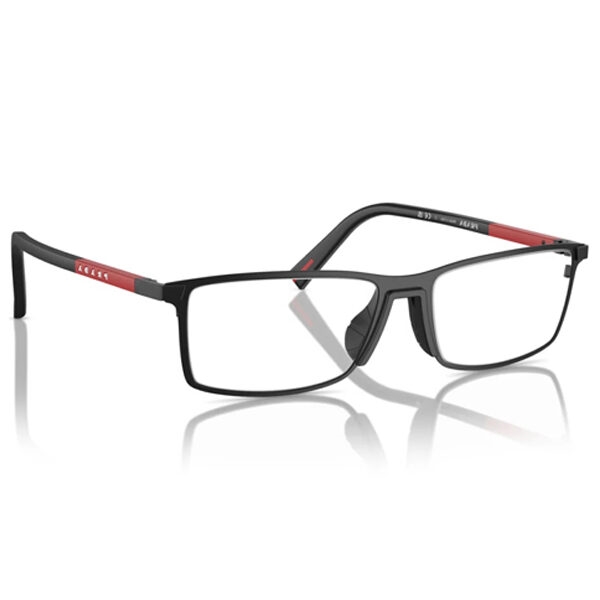 Prada Linea Rossa PS50OV DG01O1 optical frames, matte black front view